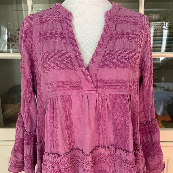 Devotion Twins Ella Dress, Small, Silk/Cotton Embroidered, Greek Designed - Picture 2 of 10